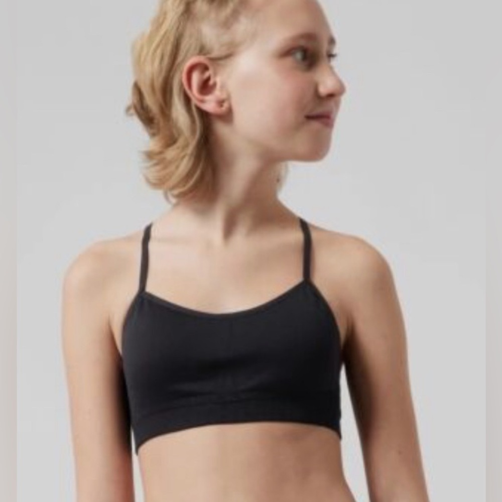 NWT Athleta Girl Bundle of Two Day to Day Seamless White Bras Size L/12. - Picture 2 of 6